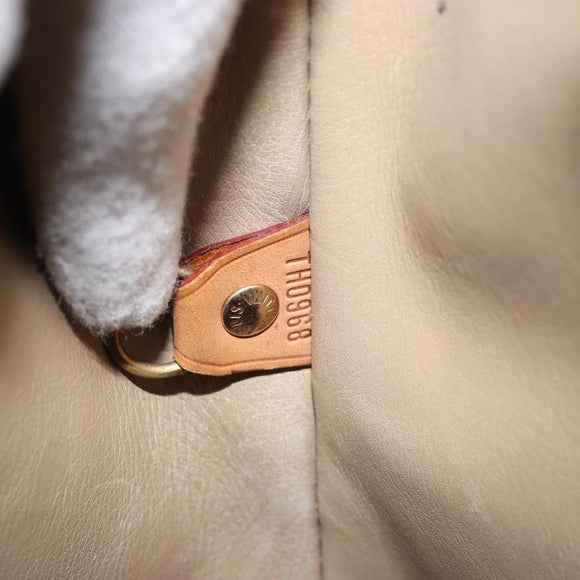 LOUIS VUITTON Monogram Vernis Houston Hand Bag Beige M91004 LV Auth YKZ456