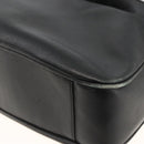 GUCCI Bamboo Shoulder Bag Leather 2way Black Gold 001 1705 1638 Auth YKZ462-16