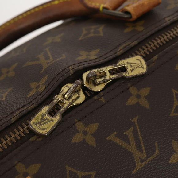 LOUIS VUITTON Monogram Keepall Bandouliere 60 Boston Bag M41412 LV Auth YKZ466