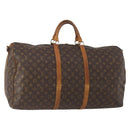 LOUIS VUITTON Monogram Keepall Bandouliere 60 Boston Bag M41412 LV Auth YKZ466-1