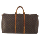 LOUIS VUITTON Monogram Keepall Bandouliere 60 Boston Bag M41412 LV Auth YKZ466-13