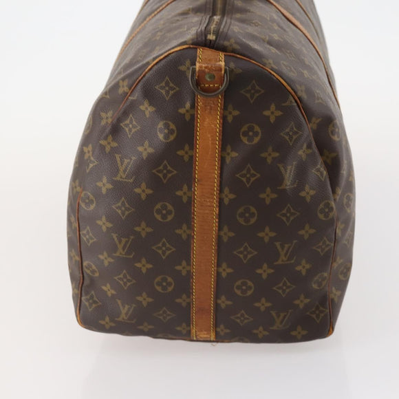 LOUIS VUITTON Monogram Keepall Bandouliere 60 Boston Bag M41412 LV Auth YKZ466