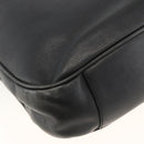 GUCCI Bamboo Shoulder Bag Leather 2way Black Gold 001 1577 Auth YKZ474-17