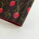 LOUIS VUITTON Monogram Cherry Agenda PM Day Cover Red R21023 LV Auth YKZ480SM-16