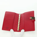 LOUIS VUITTON Monogram Cherry Agenda PM Day Cover Red R21023 LV Auth YKZ480SM-8