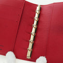 LOUIS VUITTON Monogram Cherry Agenda PM Day Cover Red R21023 LV Auth YKZ480SM-19