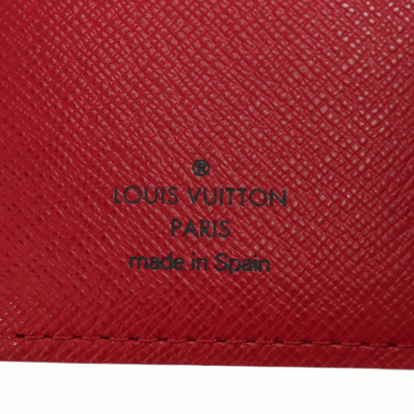 LOUIS VUITTON Monogram Cherry Agenda PM Day Cover Red R21023 LV Auth YKZ480SM