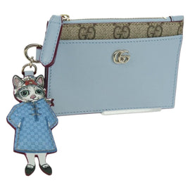 GUCCI GG Supreme Higuchi Yuko Collaboration Key Case PVC 847916 Auth YKZ482SAM