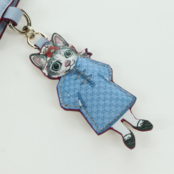 GUCCI GG Supreme Higuchi Yuko Collaboration Key Case PVC 847916 Auth YKZ482SAM