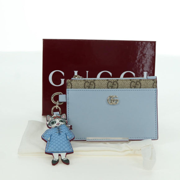 GUCCI GG Supreme Higuchi Yuko Collaboration Key Case PVC 847916 Auth YKZ482SAM