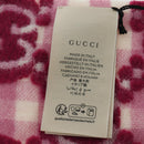 GUCCI GG Scarf Wool Pink Auth YKZ483M-13