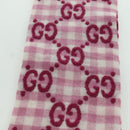 GUCCI GG Scarf Wool Pink Auth YKZ483M-4