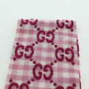 GUCCI GG Scarf Wool Pink Auth YKZ483M-5