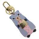 LOUIS VUITTON Monogram LV Marmot Charm Purple M01350 LV Auth YKZ484M-1