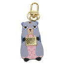 LOUIS VUITTON Monogram LV Marmot Charm Purple M01350 LV Auth YKZ484M-13