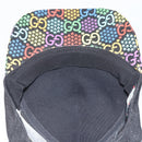 GUCCI GG Psychedelic Cap PVC Multicolor 517074 Auth YKZ486A-15
