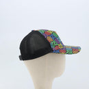 GUCCI GG Psychedelic Cap PVC Multicolor 517074 Auth YKZ486A-5