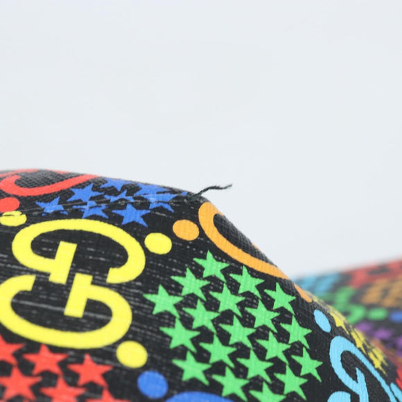 GUCCI GG Psychedelic Cap PVC Multicolor 517074 Auth YKZ486A