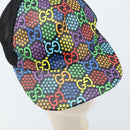 GUCCI GG Psychedelic Cap PVC Multicolor 517074 Auth YKZ486A-9