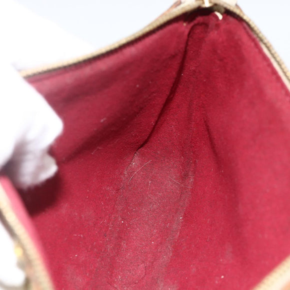 LOUIS VUITTON Multicolor Pochette Accessoires Pouch White M92649 Auth YKZ487