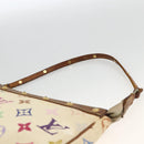 LOUIS VUITTON Multicolor Pochette Accessoires Pouch White M92649 Auth YKZ487-8