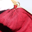 LOUIS VUITTON Monogram Multicolor Pochette GM Pouch White M60027 Auth YKZ490A-17