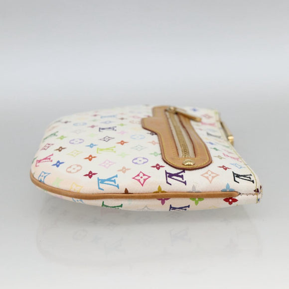 LOUIS VUITTON Monogram Multicolor Pochette GM Etui Wit M60027 Auth YKZ490A