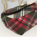 Vivienne Westwood Chain Shoulder Bag PVC Leather Pink Gold Auth YKZ491A-14