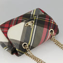 Vivienne Westwood Chain Shoulder Bag PVC Leather Pink Gold Auth YKZ491A-6