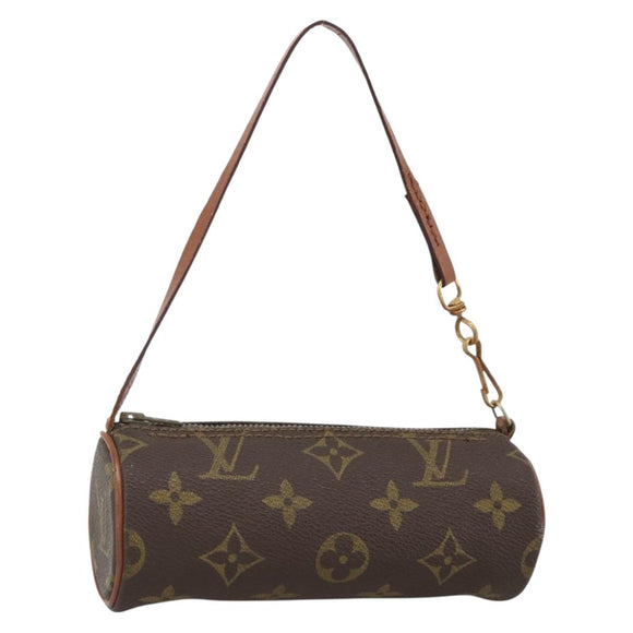 LOUIS VUITTON Monogram Papillon Pouch LV Auth YKZ494
