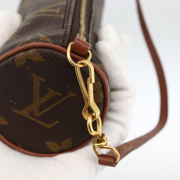 LOUIS VUITTON Monogram Papillon Pouch LV Auth YKZ496