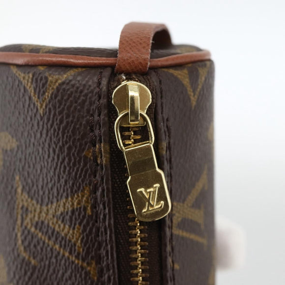 LOUIS VUITTON Monogram Papillon Pouch LV Auth YKZ496