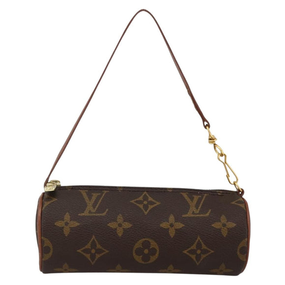 LOUIS VUITTON Monogram Papillon Pouch LV Auth YKZ496