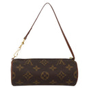 LOUIS VUITTON Monogram Papillon Pouch LV Auth YKZ496-3