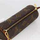 LOUIS VUITTON Monogram Papillon Pouch LV Auth YKZ496-6