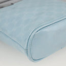 CELINE Macadam Canvas Hand Pouch Light Blue Auth YKZ501A-11