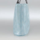 CELINE Macadam Canvas Hand Pouch Light Blue Auth YKZ501A-4