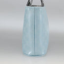 CELINE Macadam Canvas Hand Pouch Light Blue Auth YKZ501A-5