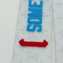 LOUIS VUITTON Bandouliere 80 Shoulder Strap 48.8"" White J02536 LV Auth YKZ505M-4