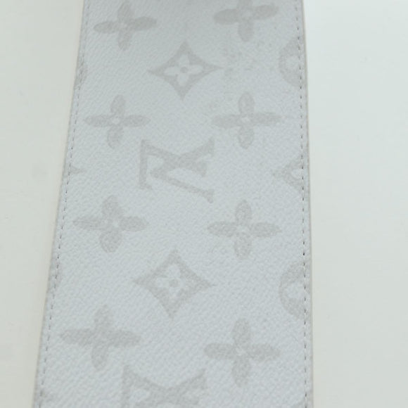 LOUIS VUITTON Bandouliere 80 Shoulder Strap 48.8"" White J02536 LV Auth YKZ505M