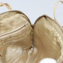 PRADA Hand Bag Nylon Beige Gold Auth YKZ516-19