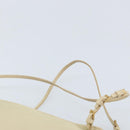 PRADA Hand Bag Nylon Beige Gold Auth YKZ516-8