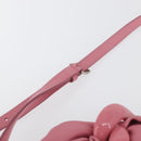 Miu Miu Hand Bag Patent leather 2way Pink Silver Auth YKZ520-15