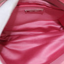 Miu Miu Hand Bag Patent leather 2way Pink Silver Auth YKZ520-11