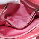 Miu Miu Hand Bag Patent leather 2way Pink Silver Auth YKZ520-27