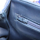 BALLY Chain Shoulder Bag Leather Purple Gold Auth YKZ523A-21