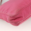 PRADA Shoulder Bag Nylon Pink Gold Auth YKZ524-16