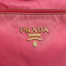 PRADA Shoulder Bag Nylon Pink Gold Auth YKZ524-17