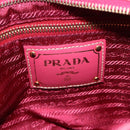 PRADA Shoulder Bag Nylon Pink Gold Auth YKZ524-19