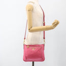 PRADA Shoulder Bag Nylon Pink Gold Auth YKZ524-25
